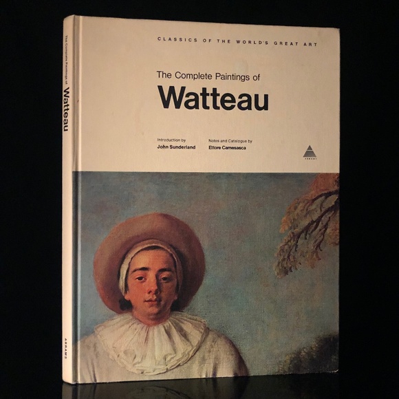 Coffee Table Art Book “Complete Paintings of Watteau” Hardcover | Fine Arts - Picture 1 of 13